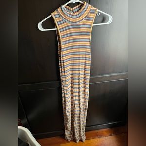 Striped maxi dress